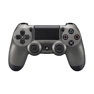 Controle Sony Dualshock 4 Steel Black sem fio - PS4