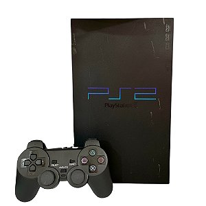 Console PlayStation 2 Fat Preto - Sony (Desbloqueado Magic-2)