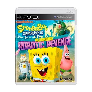 Jogo SpongeBob SquarePants: Plankton's Robotic Revenge (Bob Esponja) - PS3