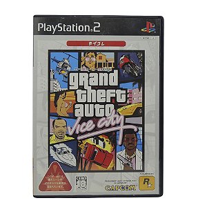 Jogo Grand Theft Auto: Vice City - PS2 (Japonês)