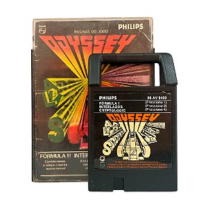 Jogo Odyssey 3 em 1 (Fórmula 1, Interlagos e Cryptologic) - Odyssey² Philips