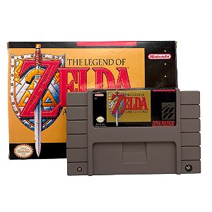 Jogo The Legend of Zelda: A Link to the Past - SNES (LEIA A DESCRIÇÃO)