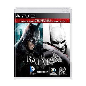 Jogo Combo Batman Arkham Asylum & City Xbox 360 Warner Bros em