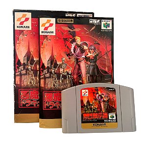 Jogo Castlevania (Akumajou Dracula Mokushiroku) - N64 (Japonês)