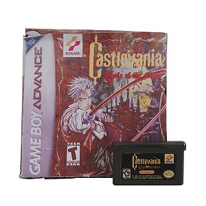 Jogo Castlevania: Circle of the Moon - GBA (Caixa Repro)