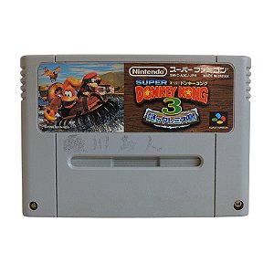 Jogo Super Donkey Kong 3: Nazo no Krems Shima - SNES (Japonês)