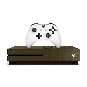 Console Xbox One S 1TB Verde Militar - Microsoft