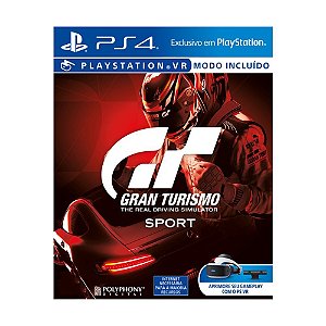 Jogo Gran Turismo Sport - PS4 (Capa Dura)