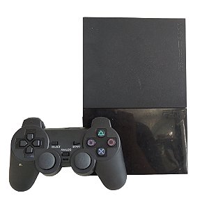 Console PlayStation 2 Slim Preto - Sony (Desbloqueado 1.93)