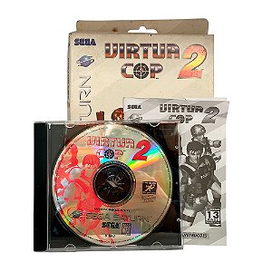 Jogo Virtua Cop 2 - Sega Saturn