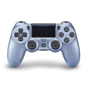 Controle Sony Dualshock 4 Azul Titânio sem fio - PS4