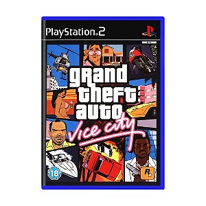 Jogo Grand Theft Auto: Vice City - PS2 (Europeu)