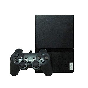 Console PlayStation 2 Slim Preto - Sony (Desbloqueado OPL)