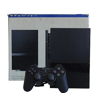 Console PlayStation 2 Slim Preto - Sony (Americano)