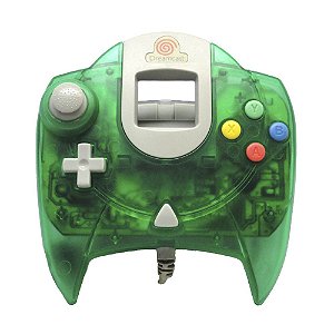 Controle Verde Transparente - DreamCast