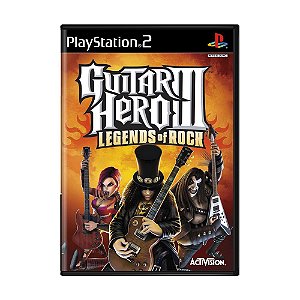 Jogo Guitar Hero III: Legends of Rock - PS2