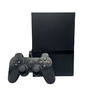 Console PlayStation 2 Slim Preto - Sony (Desbloqueado 1.93)