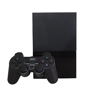 Console PlayStation 2 Slim Preto - Sony (Desbloqueado 1.93)