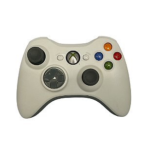 Controle Microsoft Branco Sem Fio - Xbox 360