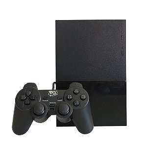 Console PlayStation 2 Slim Preto - Sony (Desbloqueado 1.93)