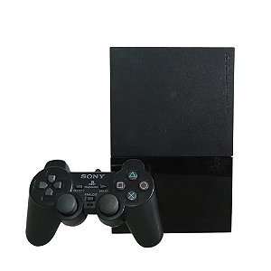 Console PlayStation 2 Slim Preto - Sony (Desbloqueado 1.93)