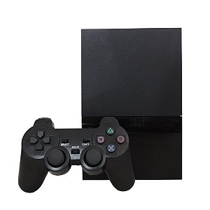 Console PlayStation 2 Slim Preto - Sony (Desbloqueado 2.00)