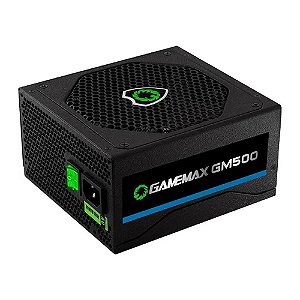 Fonte Gamer para PC GM500, 500w, ATX, 80 Plus Bronze - Gamemax