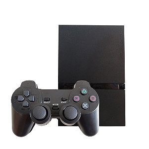 Console PlayStation 2 Slim Preto - Sony (Desbloqueado 1.82)