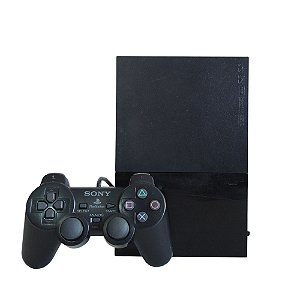 Console PlayStation 2 Slim Preto - Sony (Desbloqueado 1.93)