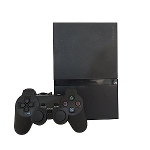 Console PlayStation 2 Slim Preto - Sony (Desbloqueado 1.91)