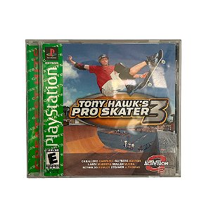 Jogo Tony Hawk's Pro Skater 3 - PS1 (Greatest Hits)
