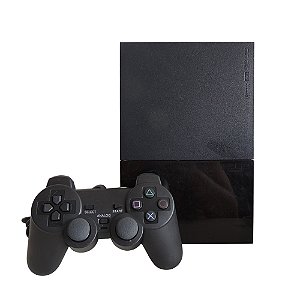 Console PlayStation 2 Slim Preto - Sony (Desbloqueado 1.93)