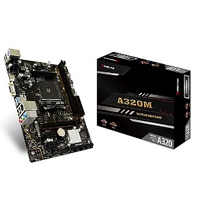 Placa Mãe Biostar A320MH (ver. 6.7) AM4 DDR4 - BIOSTAR