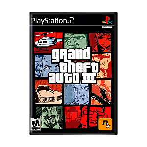 Jogo Grand Theft Auto III (GTA 3) - PS2 (Lacrado)