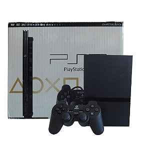 Console PlayStation 2 Slim Preto - Sony (Desbloqueado 1.93)