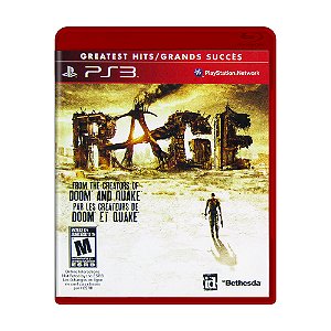 Jogo RAGE - PS3 (Greatest Hits)