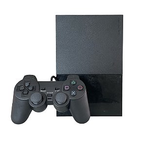 Console PlayStation 2 Preto - Sony (Japonês)