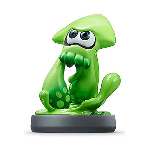 Nintendo Amiibo: Inkling Squid (Green) - Splatoon - Wii U, New Nintendo 3DS e Switch