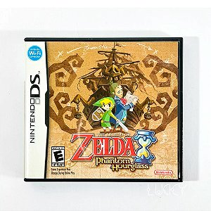 Capa Vazia Original Do Jogo The Legend Of Zelda Phantom Hourglass + Manual - DS