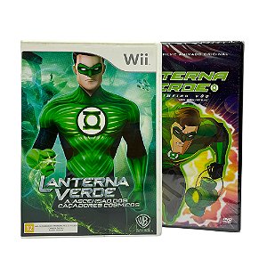 Jogo Lanterna Verde: A Ascensão dos Caçadores Cósmicos + Filme Lanterna Verde: Primeiro Vôo - Wii