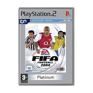 Jogo FIFA Football 2004 - PS2 (Platinum, Europeu)