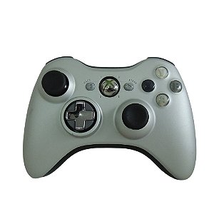 Controle Microsoft Prata - Xbox 360
