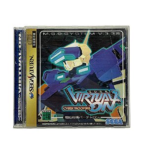 Jogo Virtual On: Cyber Troopers - Sega Saturn (Japonês)