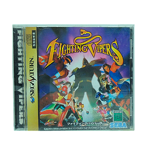 Jogo Fighting Vipers - Sega Saturn (Japonês)