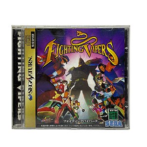 Jogo Fighting Vipers - Sega Saturn (Japonês)