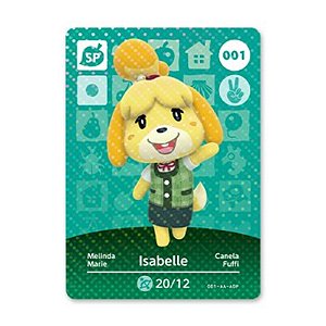 Animal Crossing Amiibo Card: Isabelle #001 - Nintendo