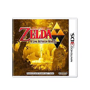 Jogo The Legend of Zelda: A Link Between Worlds - 3DS (Lacrado)