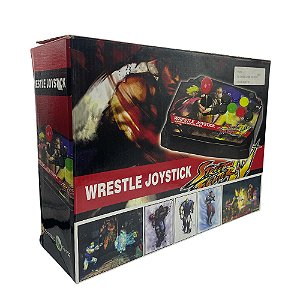 Controle Arcade Wrestle Joystick - PS2, PS3 e PC