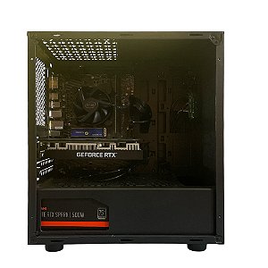 Desktop Gamer Intel I3 10105F 3.7GHz, RTX 3050 6GB Galax, 8GB RAM, SSD 256GB - PC GAMER