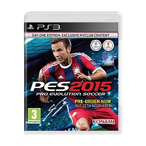 Jogo Pro Evolution Soccer 2015 (PES 2015) - PS3